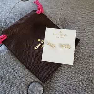 NWT Kate Spade Double Bow Earrings